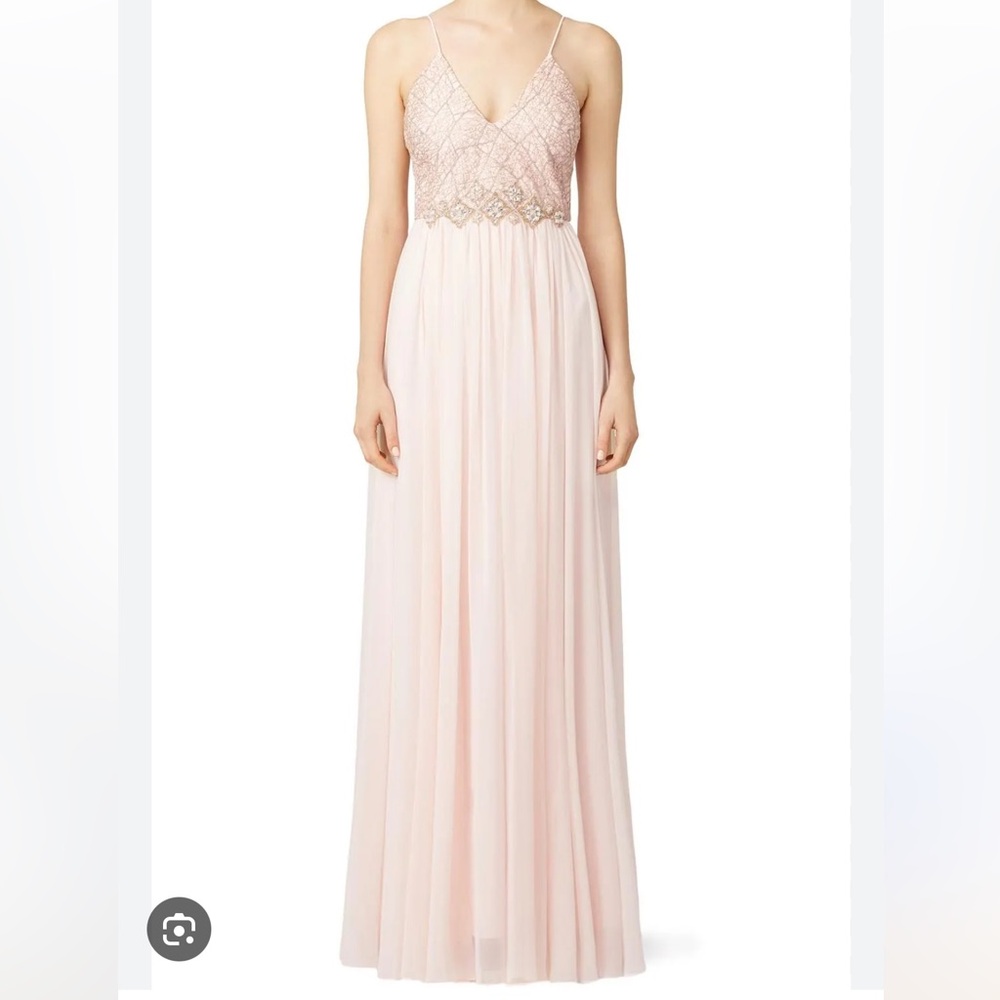 Badgley Mischka Pink Blushing Ballerina Gown